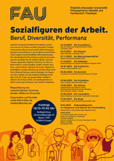Towards entry "Ringvorlesung: Sozialfiguren der Arbeit. Beruf, Diversität, Performanz"
