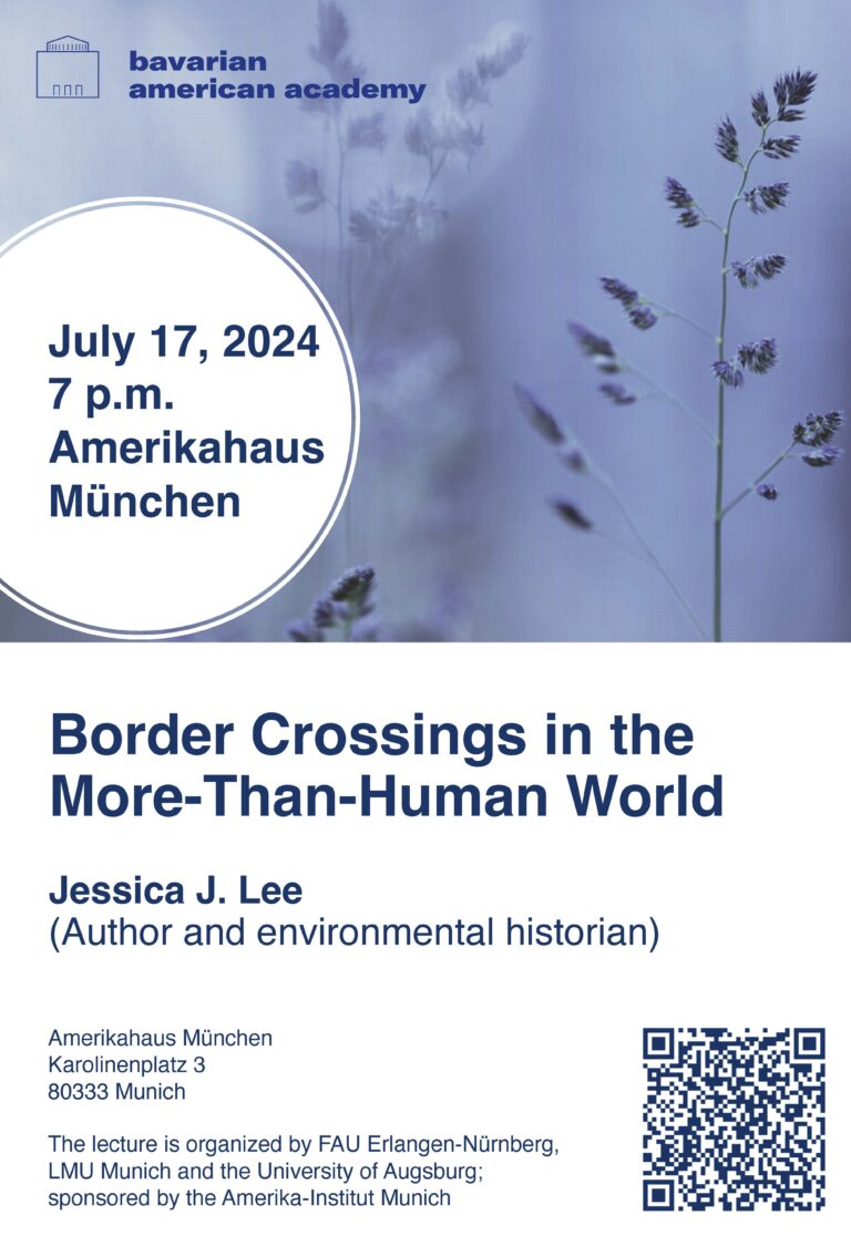 Keynote Lecture: Border Crossings in the More-Than-Human World (17.07.2024, Amerikahaus München)
