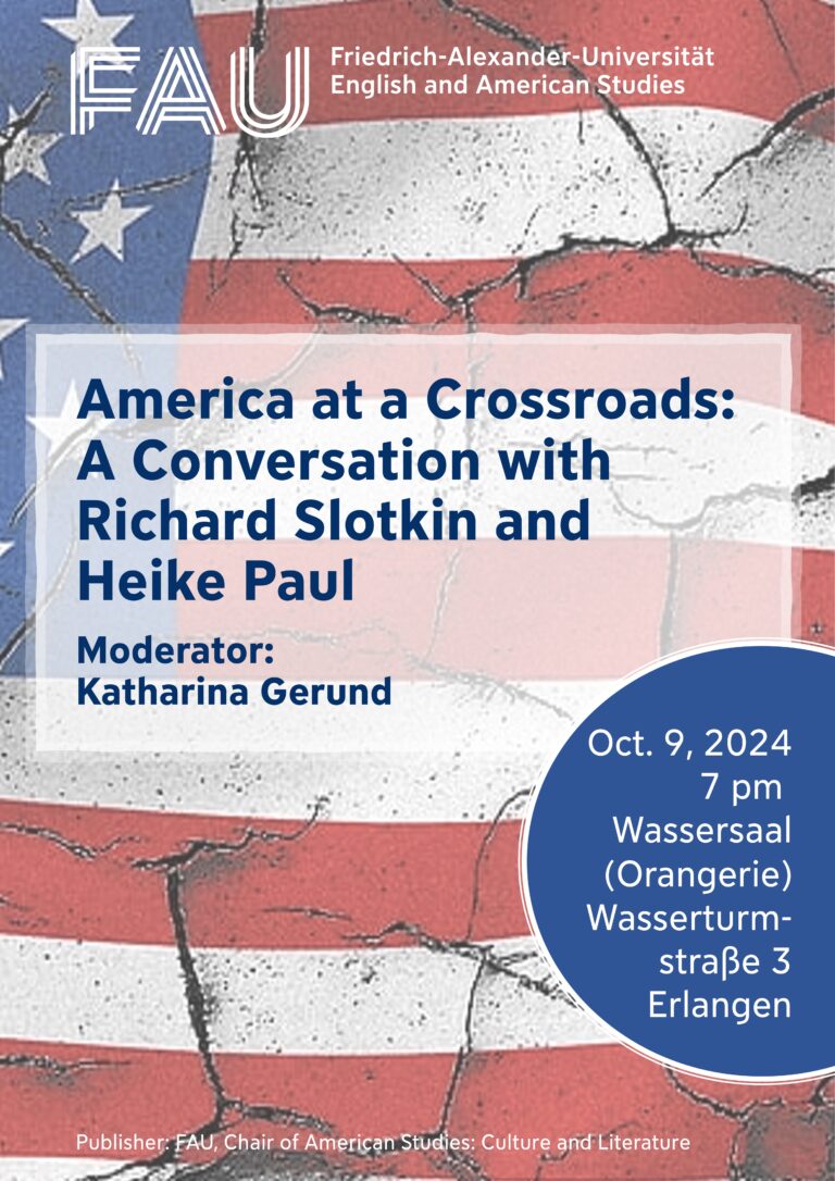 America at a Crossroads: A Conversation with Richard Slotkin and Heike Paul (9.10.24)