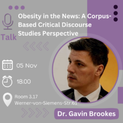 Talk by Dr. Gavin Brookes